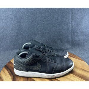 Nike Air Jordan 1 Low SE Shoes 'Black Elephant' FB9907-001 Men's Size 9.5